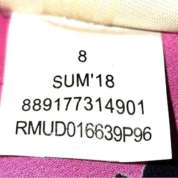 Rachel Rachel Roy NWT Women's Pink Floral Cold Shoulder Ruffled Maxi Dress Sz 8 - Picture 11 of 12